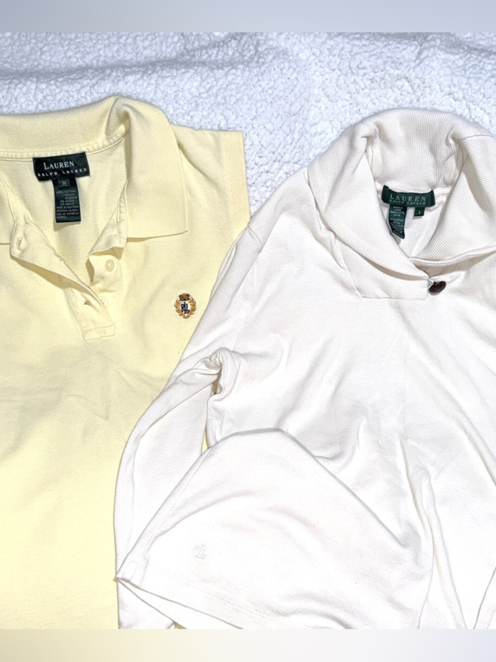 Ralph Lauren Bundle Women’s S Polo Shirt + Long Sleeve Top Preppy Classic Set